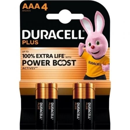 Pack de 4 Pilas AAA Duracell Plus Power Boost DPBLR3B4/ 1.5V/ Alcalinas_0