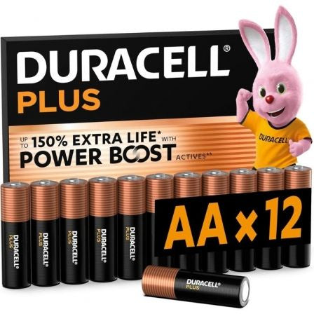 Baterias Duracell Plus Powerboost Stilo AA / 12 Unidades / DU0123_0