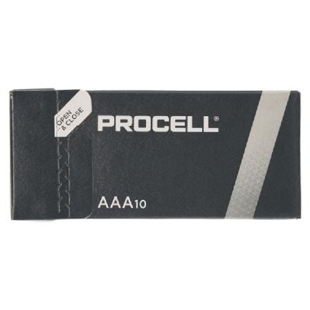 Pack de 10 Pilas AAA L03 Duracell PROCELL ID2400IPX10/ 1.5V/ Alcalinas_0