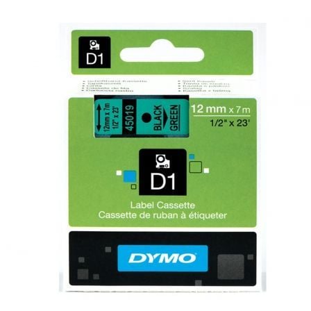 Dymo Schriftband 45019 Green Black (S0720590)_0