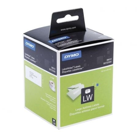 Dymo Schriftband 99012 White Paper (S0722400)_0