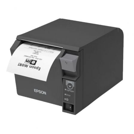 Impresora de Tickets Epson TM-T70II/ Térmica/ Ancho papel 80mm/ USB-RS232/ Negra_0