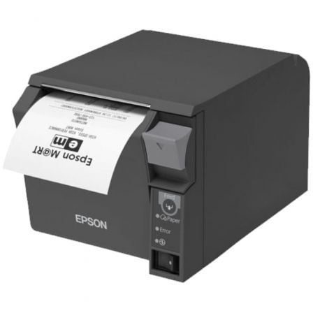 Impresora de Tickets Epson TM-T70II/ Térmica/ Ancho papel 80mm/ USB-Ethernet/ Negra_0