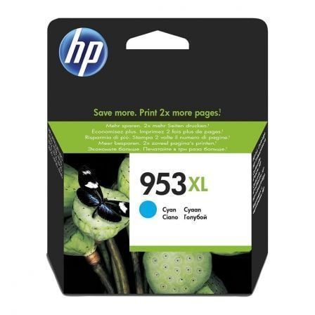 Cartucho de Tinta Original HP nº953 XL Alta Capacidad/ Cian_0