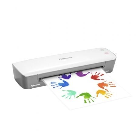 Plastificadora Fellowes Ion A3/ hasta A3 y 125 Micras/ Blanca y Gris_0