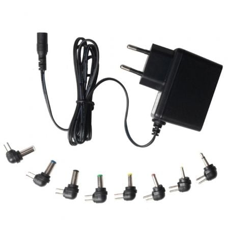 Cargador Fonestar AD-520F / 10W / 8 Conectores / 5V / Preto