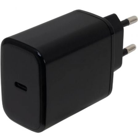 Cargador de Pared GaN Fonestar POWER-C-65/ 1xUSB Tipo-C/ 65W/ Negro_0