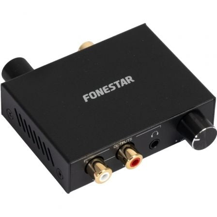 Convertidor de Audio Fonestar FO-42DAV/ Entrada Toslink y RCA/ Salida 2x RCA/ 1x Jack 3.5_0