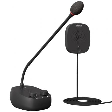 Intercomunicador de Ventanilla Fonestar / Preto / INTERFON-V