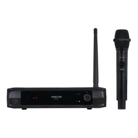 Micrófono Inalâmbrico Fonestar SONAIR-1M / Preto / Inclui Receptor