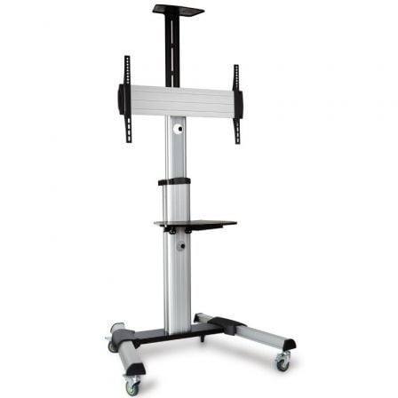 Soporte de Suelo Inclinable/ Orientable con Ruedas Fonestar STS-4064P para TV de 37-70"/ hasta 50kg_0