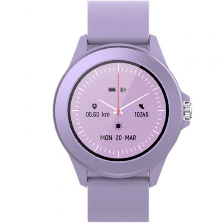 Smartwatch Forever Colorum CW-300/ Notificaciones/ Frecuencia Cardíaca/ Purpura_0