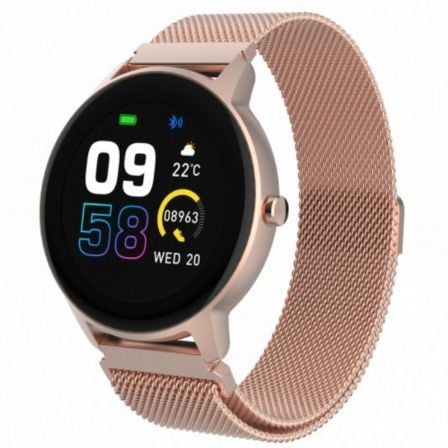 Smartwatch Forever ForeVive 2 Slim SB-325/ Notificaciones/ Frecuencia Cardíaca/ Rosa Oro_0