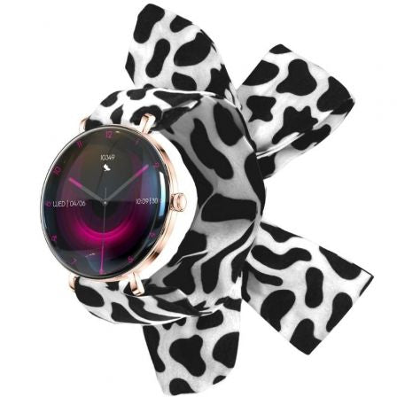 Forever Smartwatch Lucca SB-370/ Notificaciones/ Frecuencia Cardiaca/ Oro Rosa/ Incluye Correa Moteada_0
