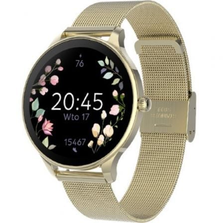 Smartwatch Forever Velora SB-306/ Notificaciones/ Frecuencia Cardíaca/ Oro_0