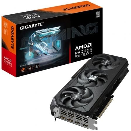 Tarjeta Gráfica Gigabyte Radeon RX 9070 Gaming OC/ 16GB GDDR6_0