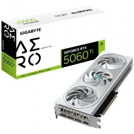 Tarjeta Gráfica Gigabyte GeForce RTX 5060 Ti AERO OC/ 16GB GDDR7_1