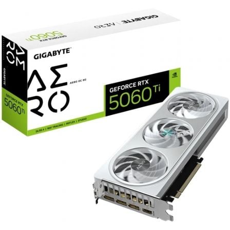 Tarjeta Gráfica Gigabyte GeForce RTX 5060 Ti AERO OC/ 8GB GDDR7_0