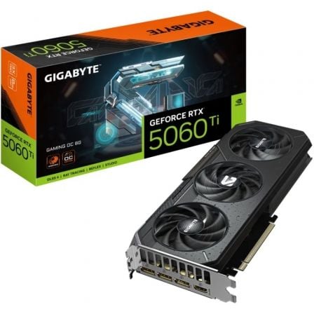 GIGABYTE GeForce RTX 5060 Ti GAMING OC 8G Tarjeta GrÃ¡fica â 8 GB GDDR7, 128 bits, PCI-E 5.0, 2647 MHz Frecuencia del nÃºcleo, 3 x DisplayPort, 1 x HDMI, GV-N506TGAMING OC-8GD_2