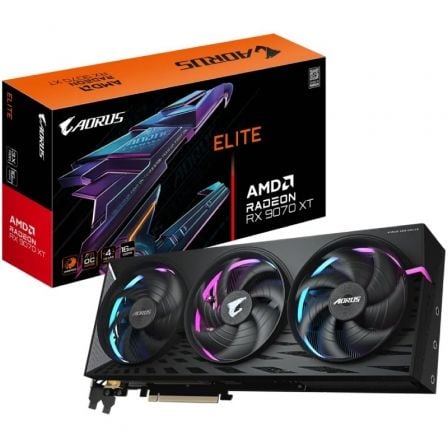 Tarjeta Gráfica Gigabyte AORUS Radeon RX 9070 XT Elite/ 16GB GDDR6_0