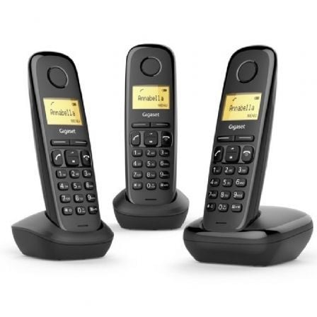 GIGASET WIRELESS PHONE A170 TRIO BLACK (L36852-H2802-D211)_0