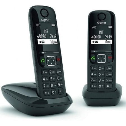 Teléfono Inalámbrico Gigaset AS690/ Pack DUO/ Negro_0