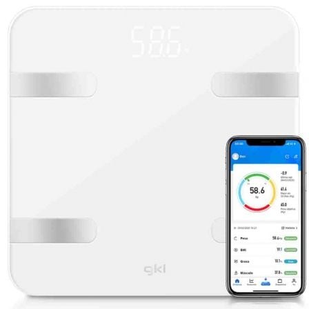 Báscula de Baño GKL Fitblue 300 White/ Hasta 180kg_0