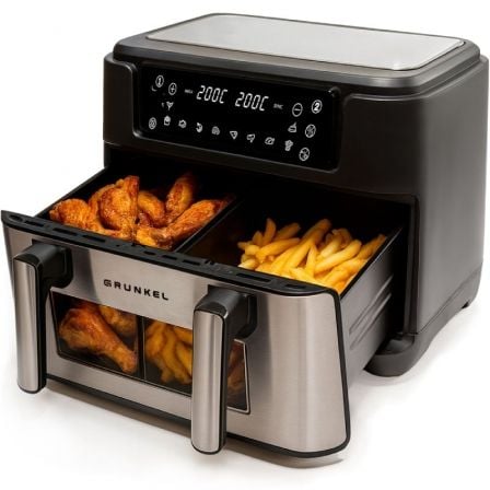 Freidora por Aire Airfryer / Sin Aceite Grunkel Dualflexifryer/ 2800W/ Capacidad 10L_0