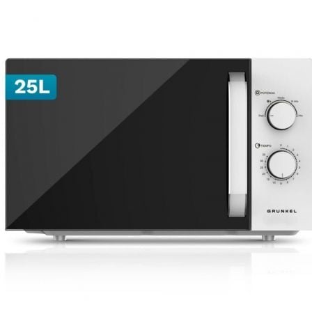 Microondas Grunkel MW-25EASY/ 850W/ Capacidad 25L/ Blanco_0