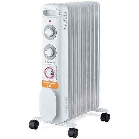 Radiador de Aceite Grunkel RD-2500S/ 3 Potencias/ 2500W/ 11 Elementos Caloríficos_0