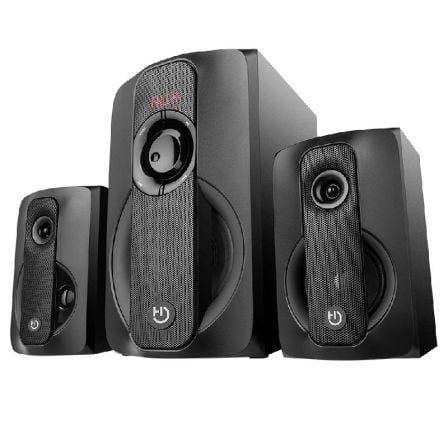 Altavoces con Bluetooth Hiditec H400 Dark Edition/ 80W/ 2.1_0