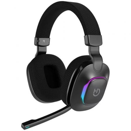 Auriculares Gaming con Micrófono Hiditec Vortex ARGB/ Jack 3.5/ Bluetooth/ Negros_0