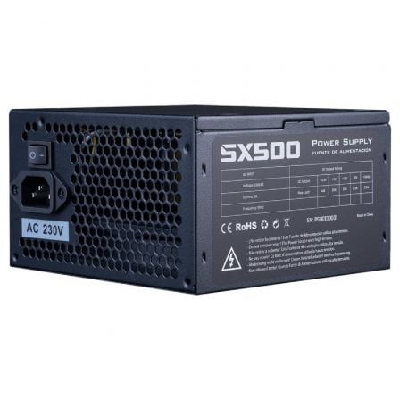 Fuente de Alimentación Hiditec SX 500 BULK/ 500W/ Ventilador 12cm/ Incluye cable de alimentación 1.5m_0