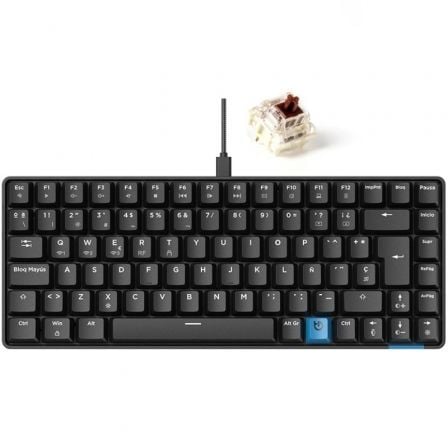 Teclado Gaming Mecânico Inalâmbrico Hiditec GM1K / Hot-Swap switch Gateron Brown