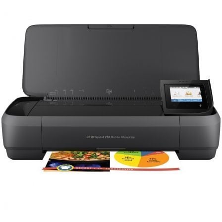 Multifunción Portátil HP Officejet 250 Mobile AIO WiFi/ Negra_0