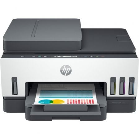 Multifunción Recargable HP Smart Tank 7305/ WiFi/ Dúplex/ ADF/ Blanca_0