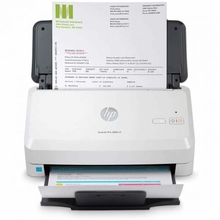Escáner Documental HP ScanJet Pro 2000 S2 con Alimentador de Documentos ADF/ Doble cara_0