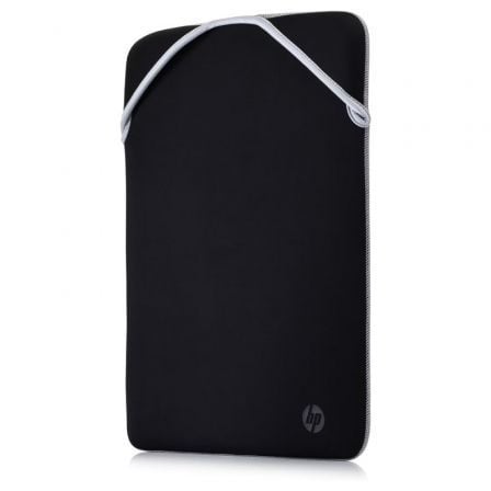 Funda HP 2F2K5AA Reversible para Portátiles hasta 15.6"/ Negro y Plata_0