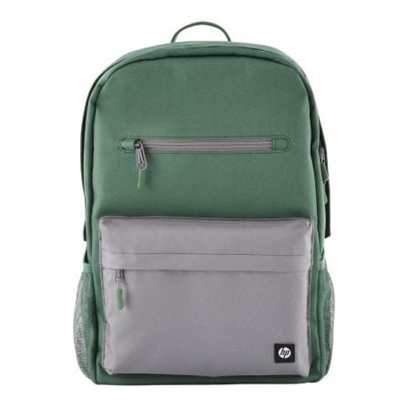 Mochila HP 7J595AA Campus para Portátiles hasta 15.6"/ Verde y Gris_0