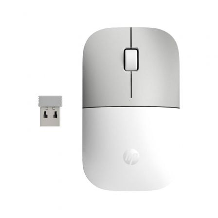 Ratón Inalámbrico HP Z3700/ Hasta 1200 DPI/ Blanco Cerámico_0