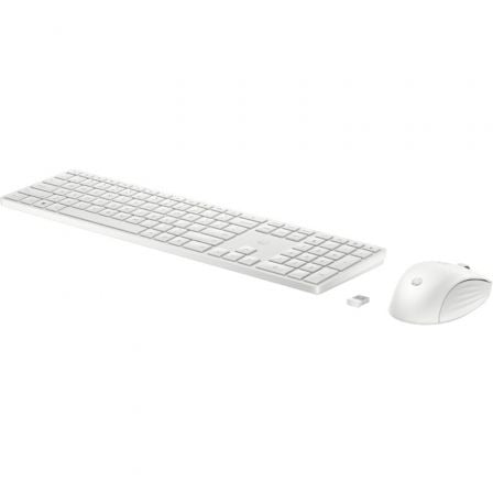 Teclado y Ratón Inalámbricos HP 650/ Blanco_0