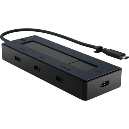 Docking USB Tipo-C HP 6G843AA/ 3xUSB Tipo-C/ 1xUSB Tipo-C PD/ Negro y Azul_0