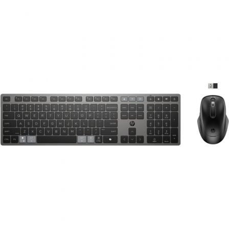 Teclado y Ratón Inalámbricos HP Combo 725 Multidispositivo_0