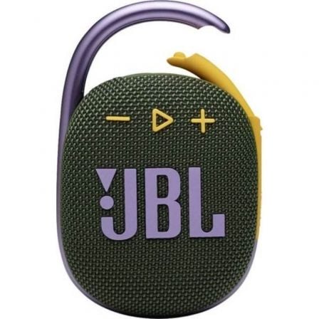 Altavoz con Bluetooth JBL Clip 4/ 5W/ 1.0/ Verde_0