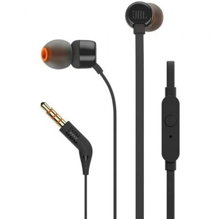Auriculares Intrauditivos JBL Tune 160/ con Micrófono/ Jack 3.5/ Negros_0