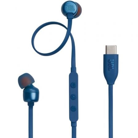 Auriculares Intrauditivos JBL Tune 310C/ con Micrófono/ Azules_0