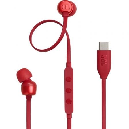 Auriculares Intrauditivos JBL Tune 310C/ con Micrófono/ Rojos_0