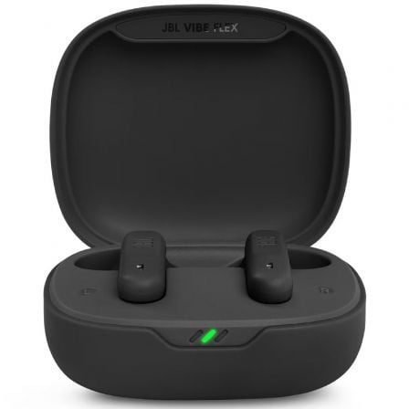 Auriculares Bluetooth JBL Vibe Flex con estuche de carga/ Autonomía 8h/ Negro_0