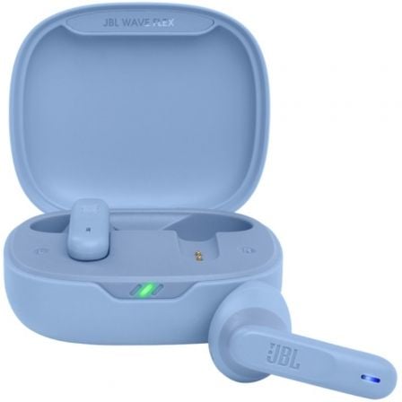 Auriculares Bluetooth JBL Wave Flex con estuche de carga/ Autonomía 8h/ Azules_0