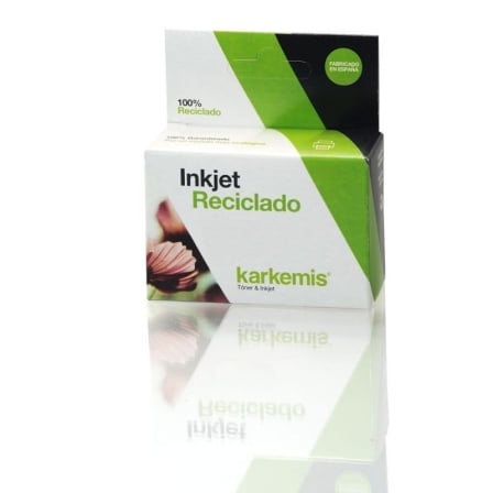 Cartucho de Tinta Reciclado Karkemis HP nº308 XXL Alta Capacidad/ Negro_0
